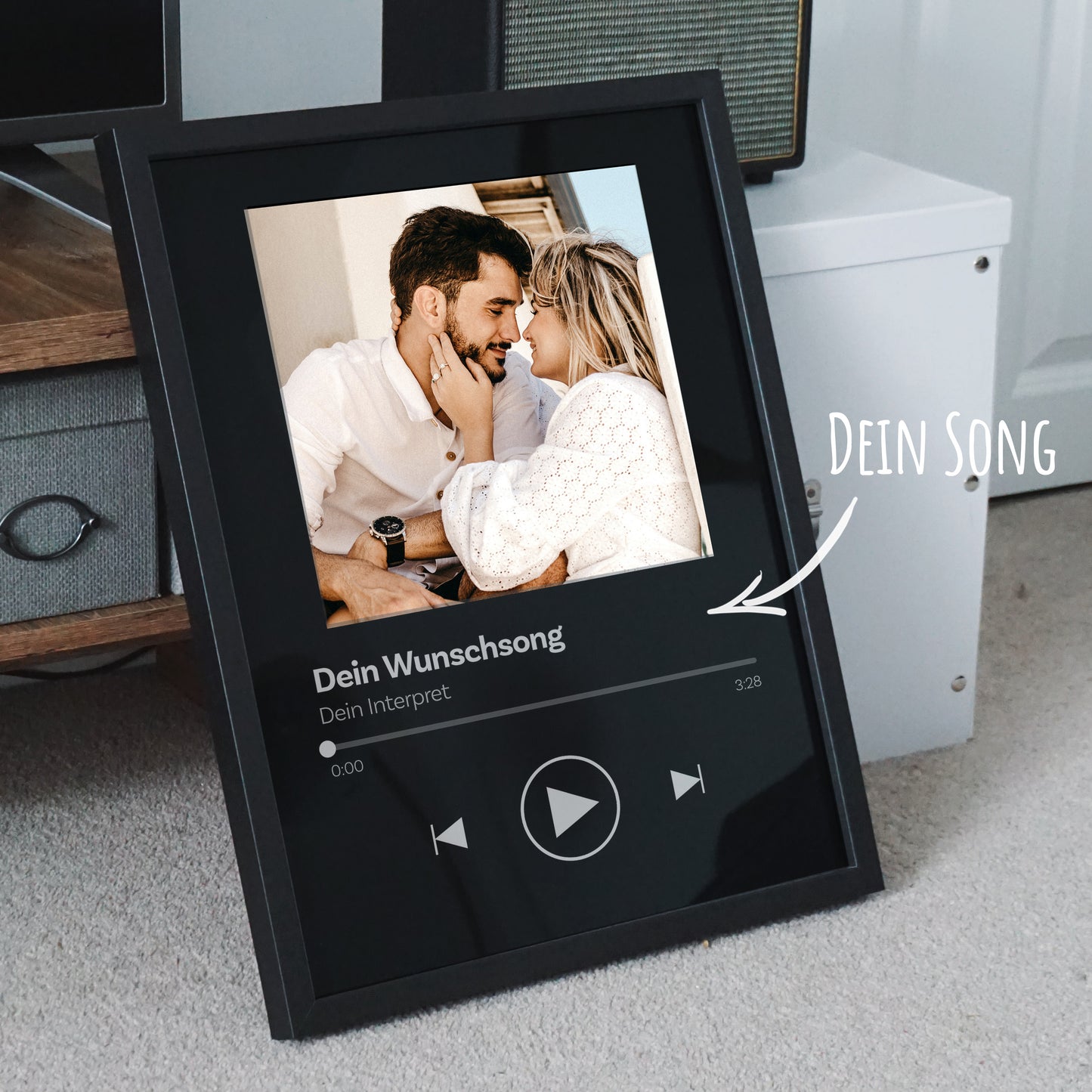 Personalisiertes Poster: Eurer Song und Euer Foto, Songposter