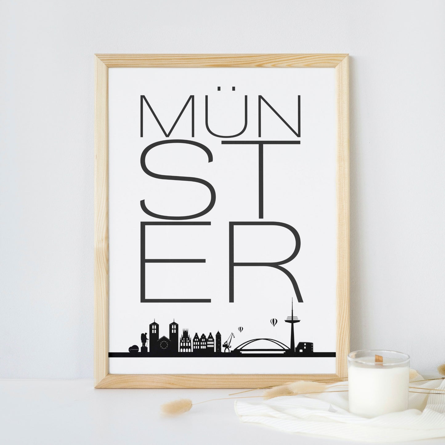 Poster: Münster Skyline