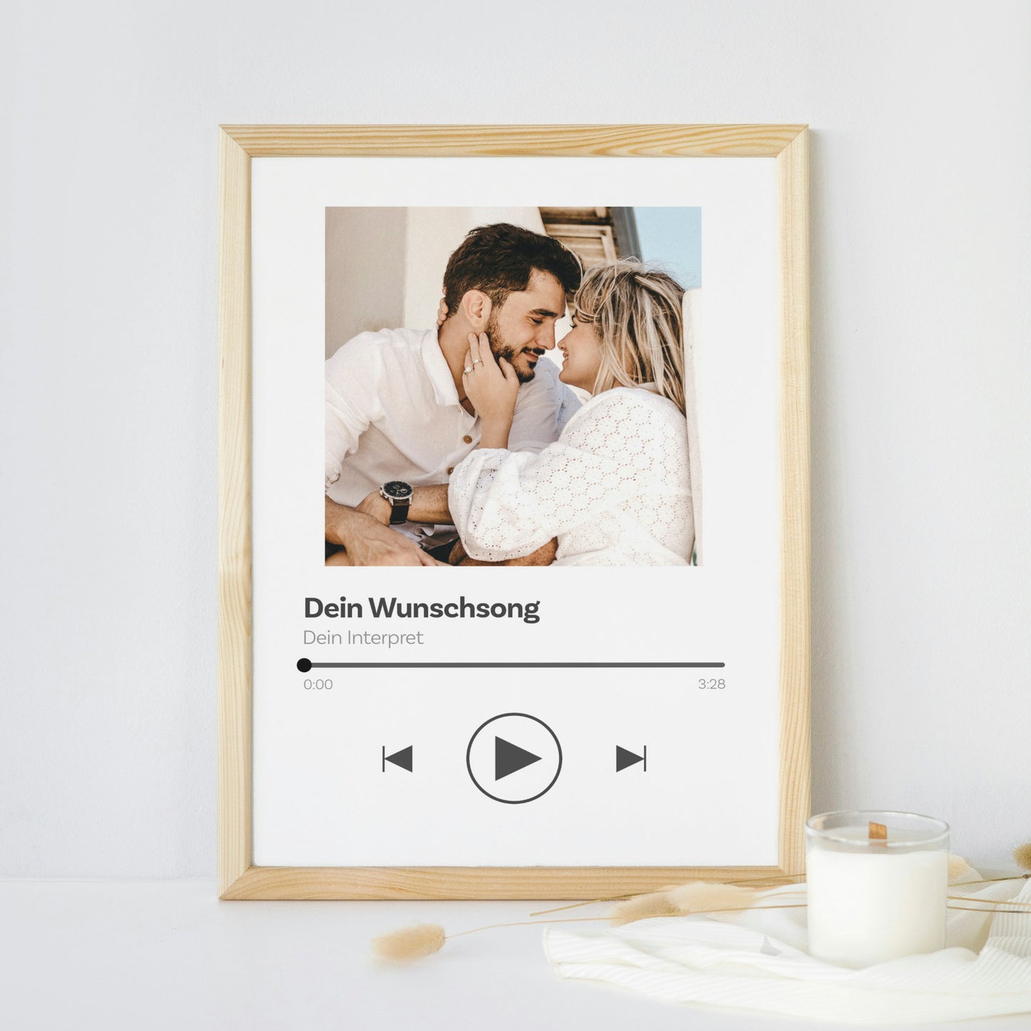 Personalisiertes Poster: Eurer Song und Euer Foto, Songposter