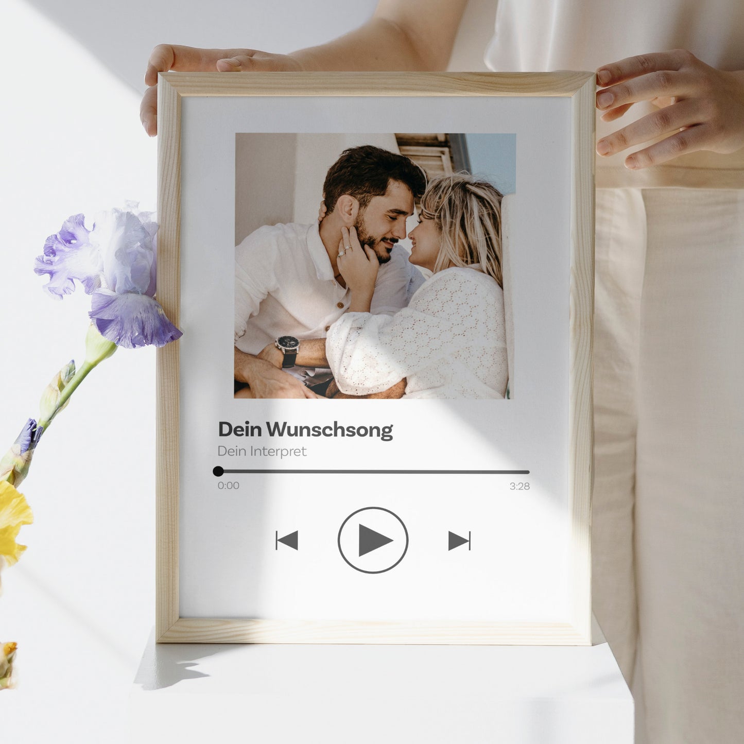 Personalisiertes Poster: Eurer Song und Euer Foto, Songposter