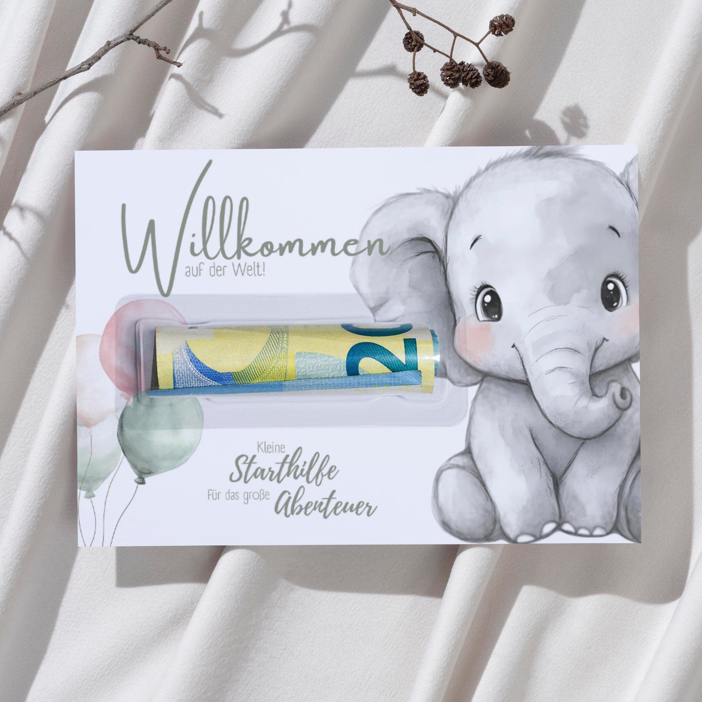 Geldgeschenk Karte - Wunscherfüller