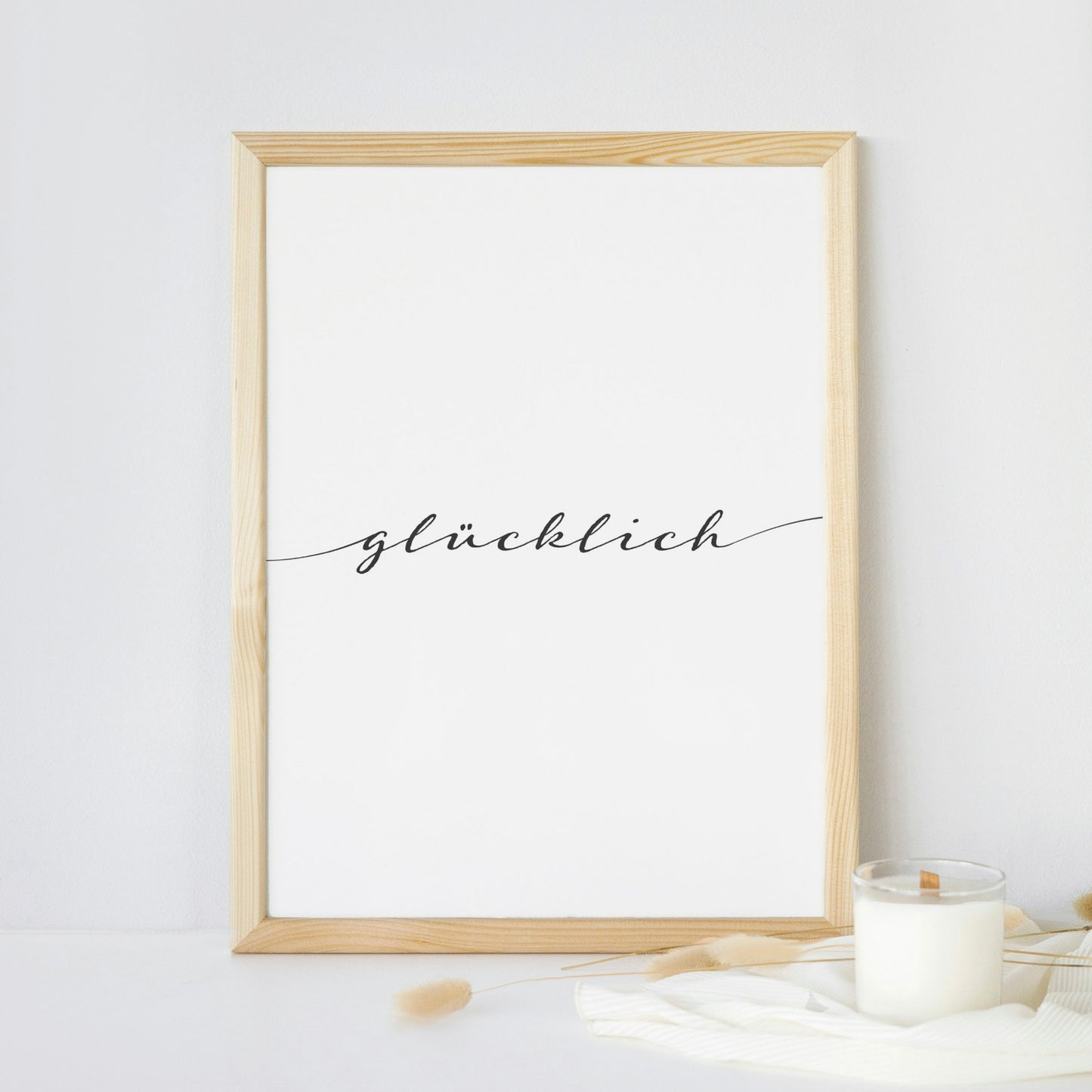 Poster: Glücklich
