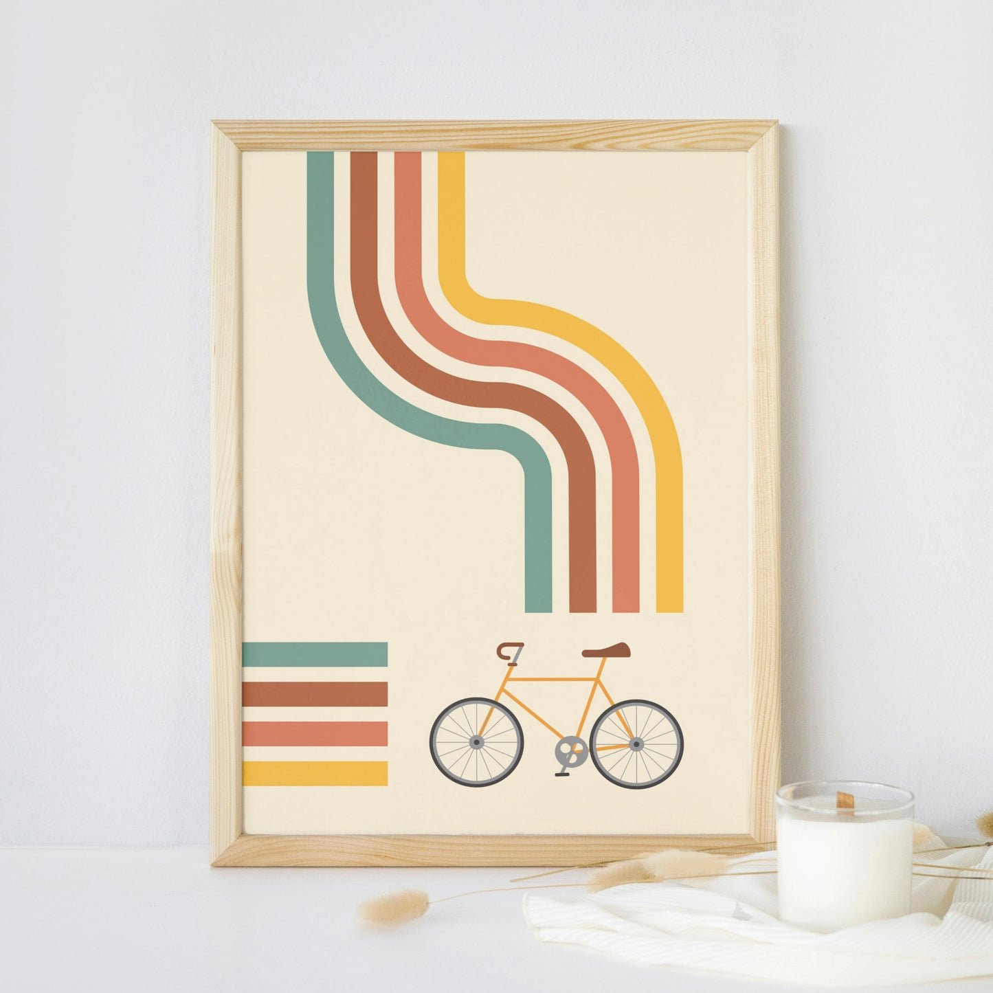Poster: Retro Fahrrad