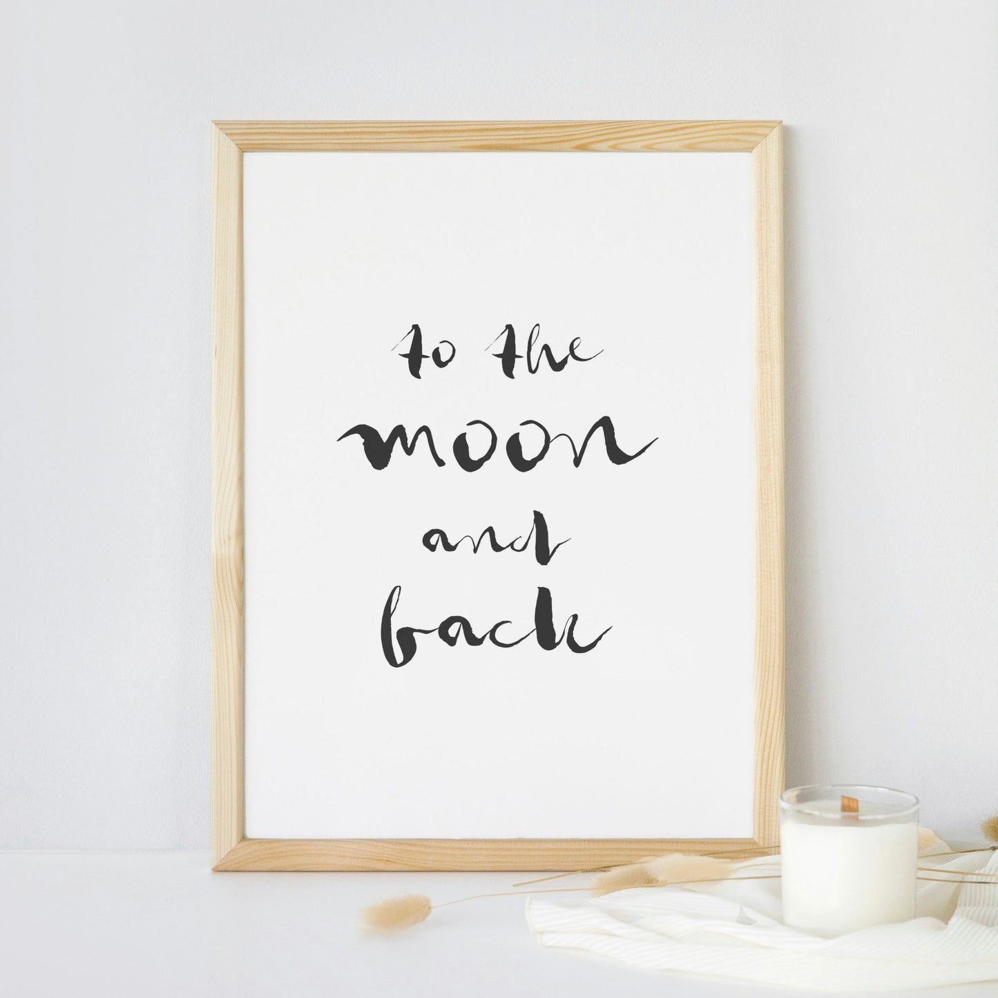Poster: To the moon and back