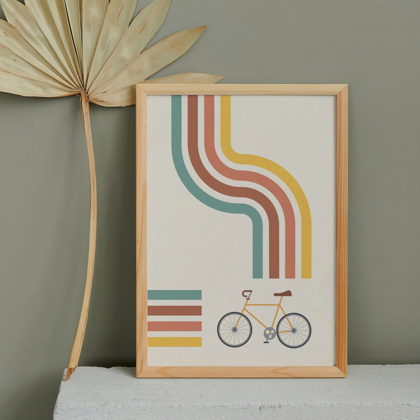 Poster: Retro Fahrrad