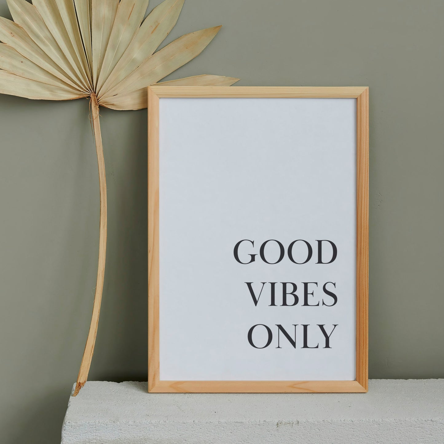 Poster: Good vibes only