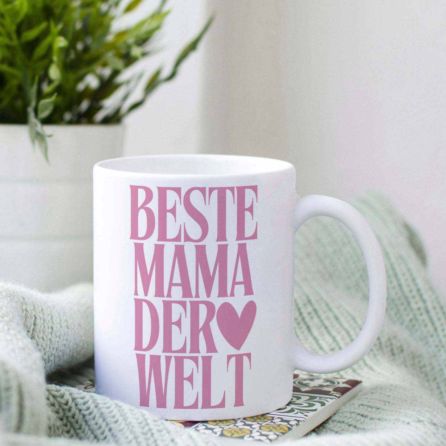 Tasse: Beste Mama der Welt 🖤