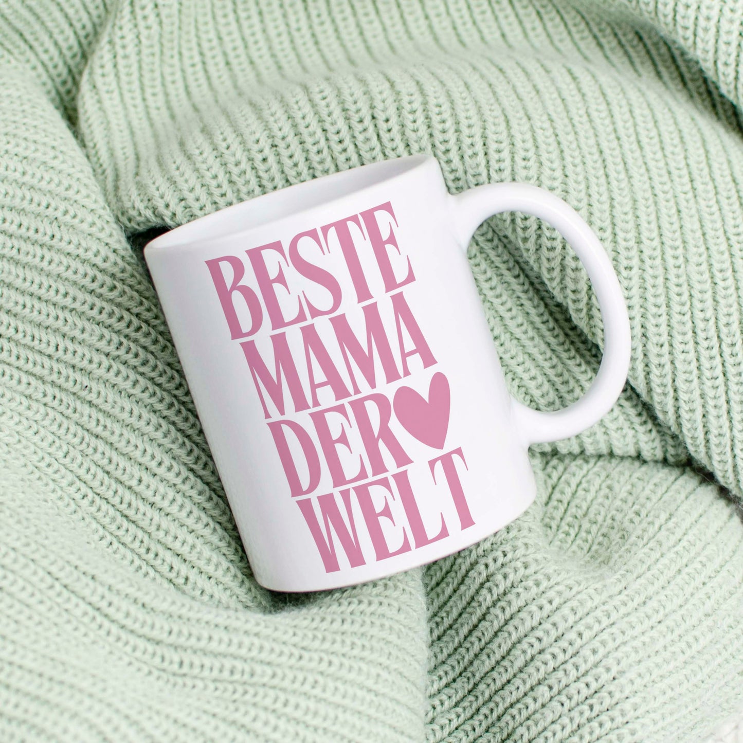 Tasse: Beste Mama der Welt 🖤