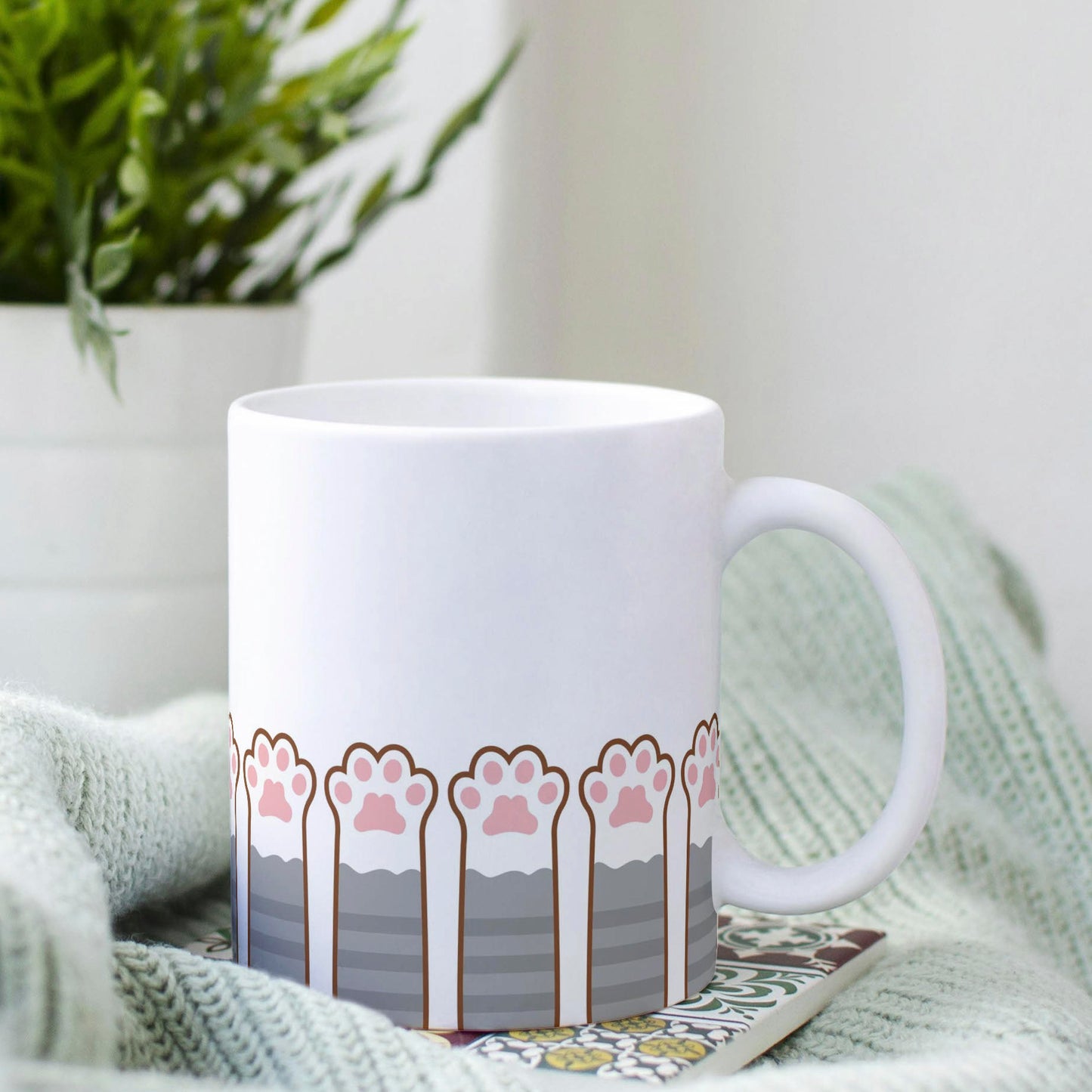 Tasse: Katzenpfoten 🐾