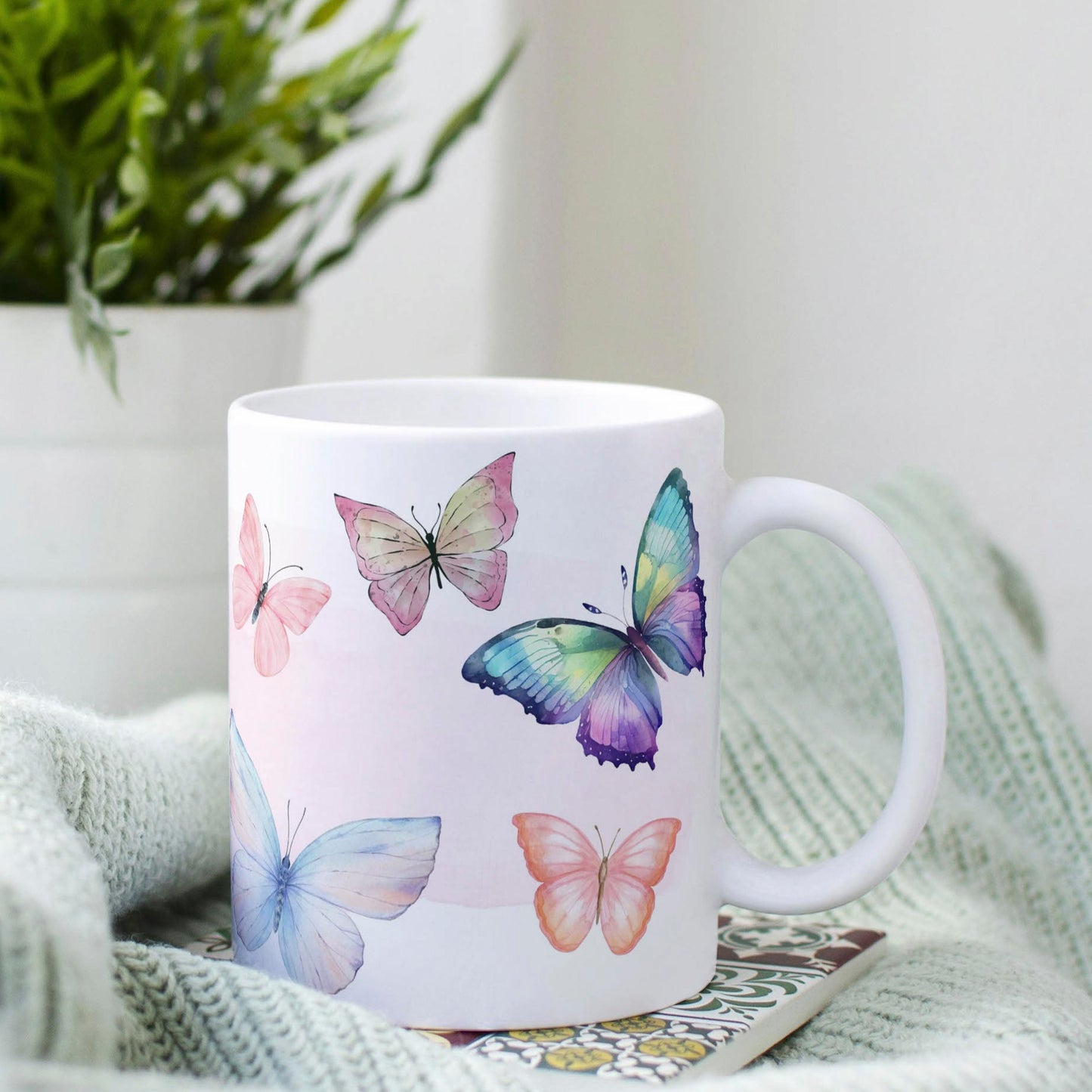 Tasse: Schmetterlingszauber
