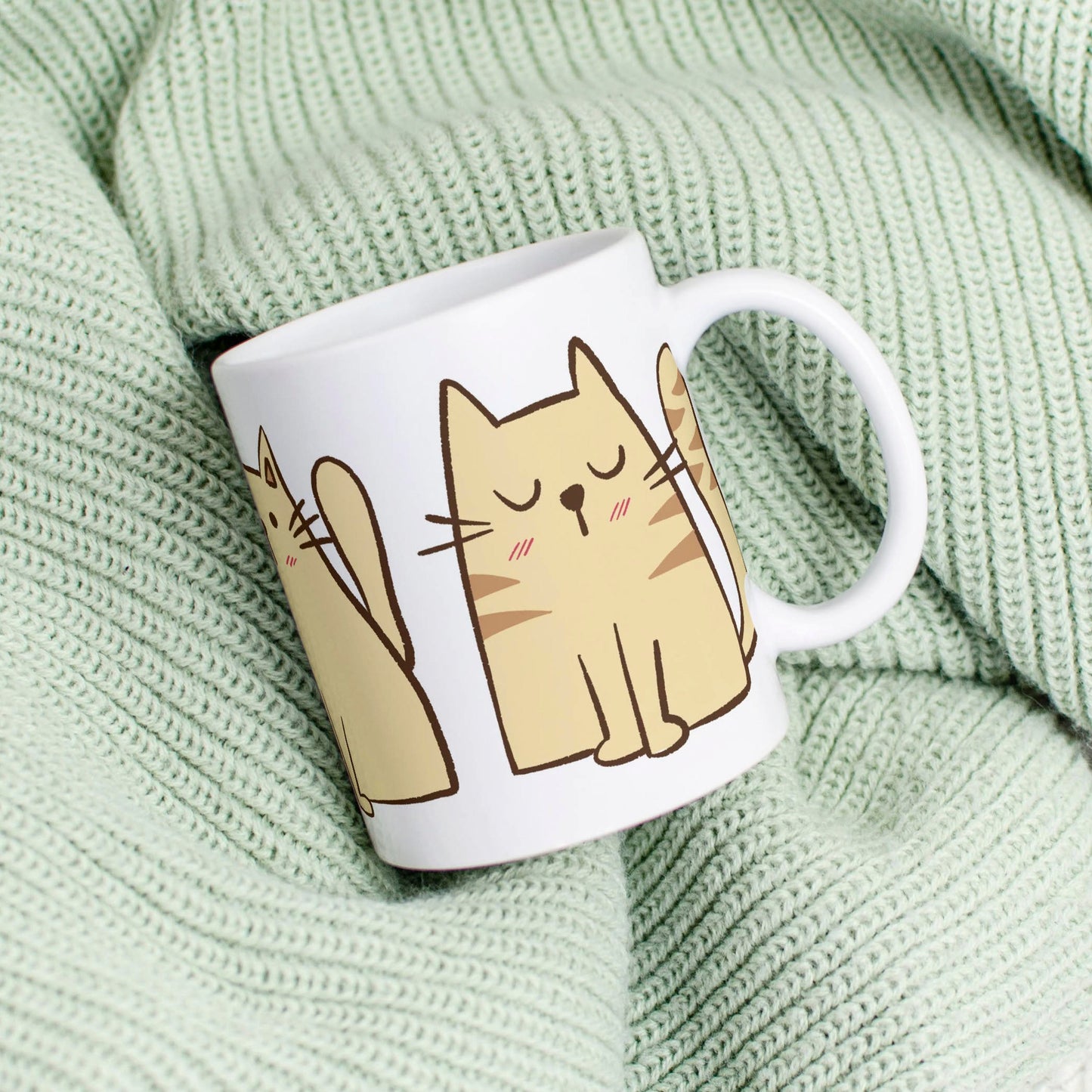 Tasse: 3 Katzen