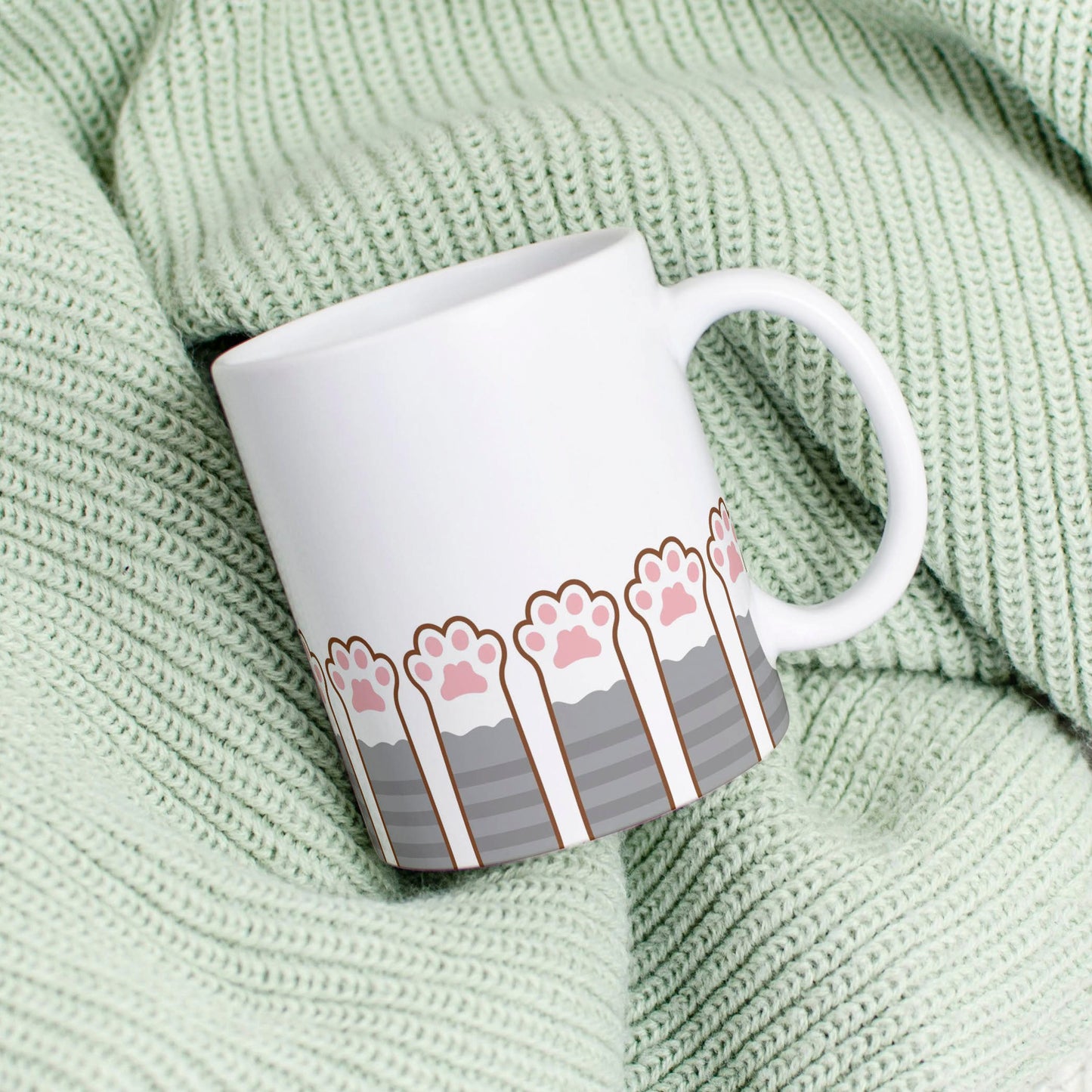Tasse: Katzenpfoten 🐾