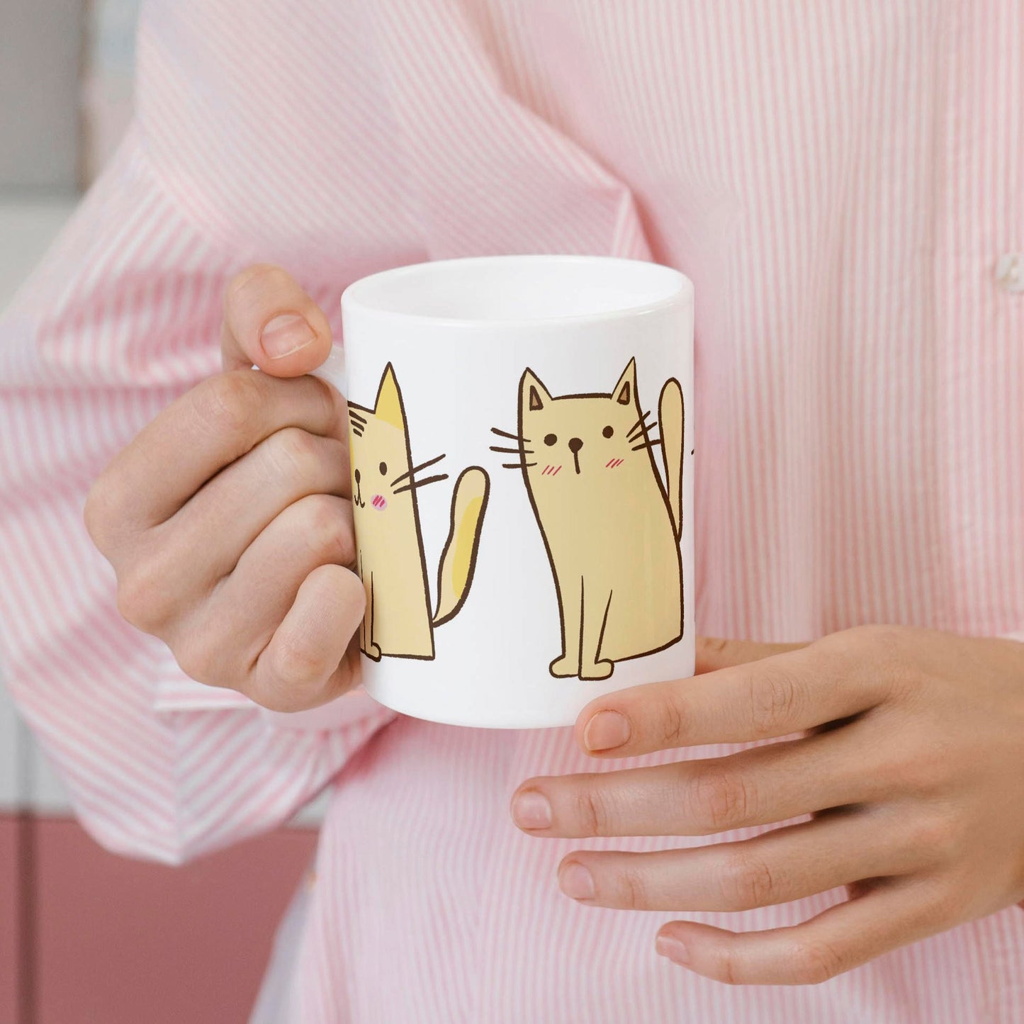 Tasse: 3 Katzen