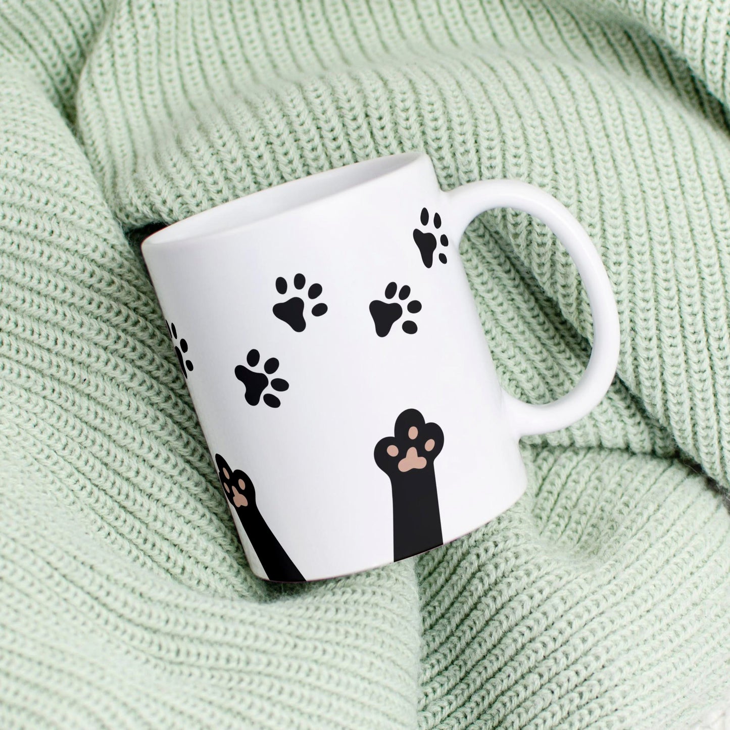 Tasse: Katzenpfoten 🐾
