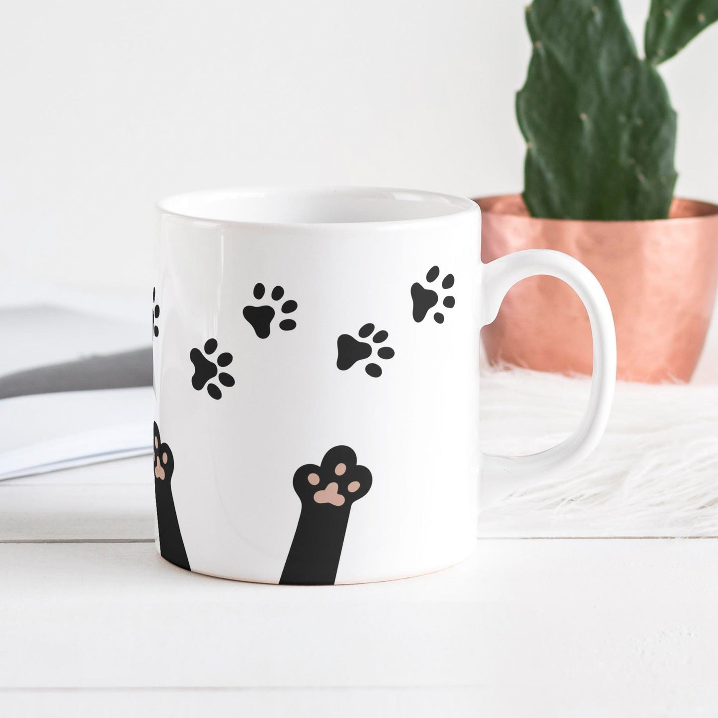 Tasse: Katzenpfoten 🐾