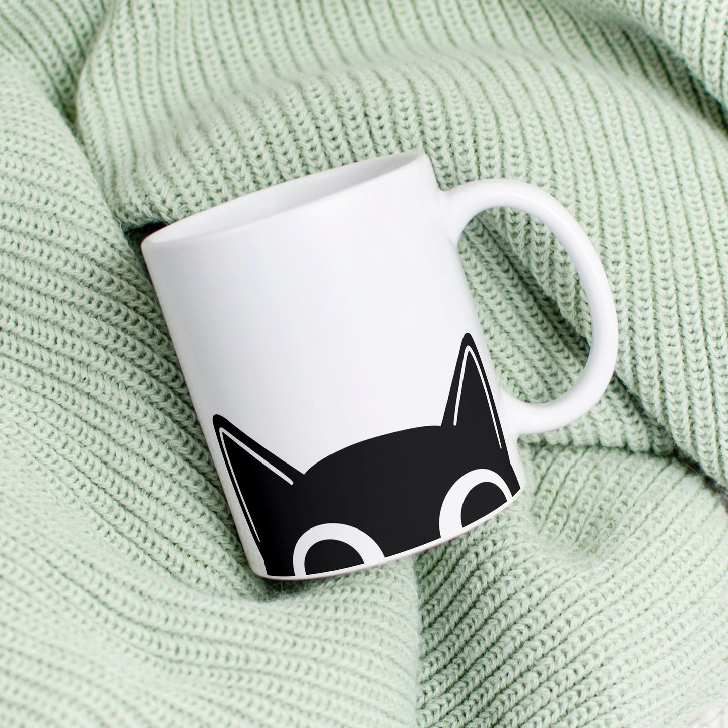 Tasse: Katzenblick