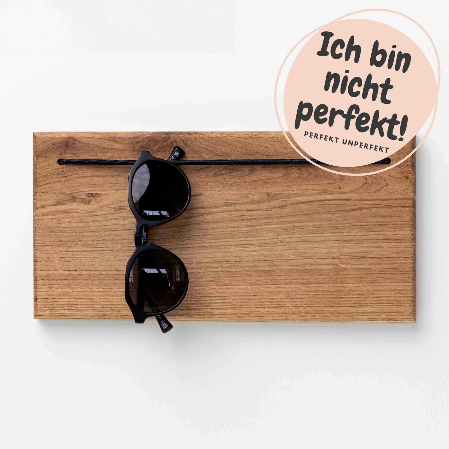 Brillenhalter aus Holz, DELUXE Serie, PERFEKT UNPERFEKT