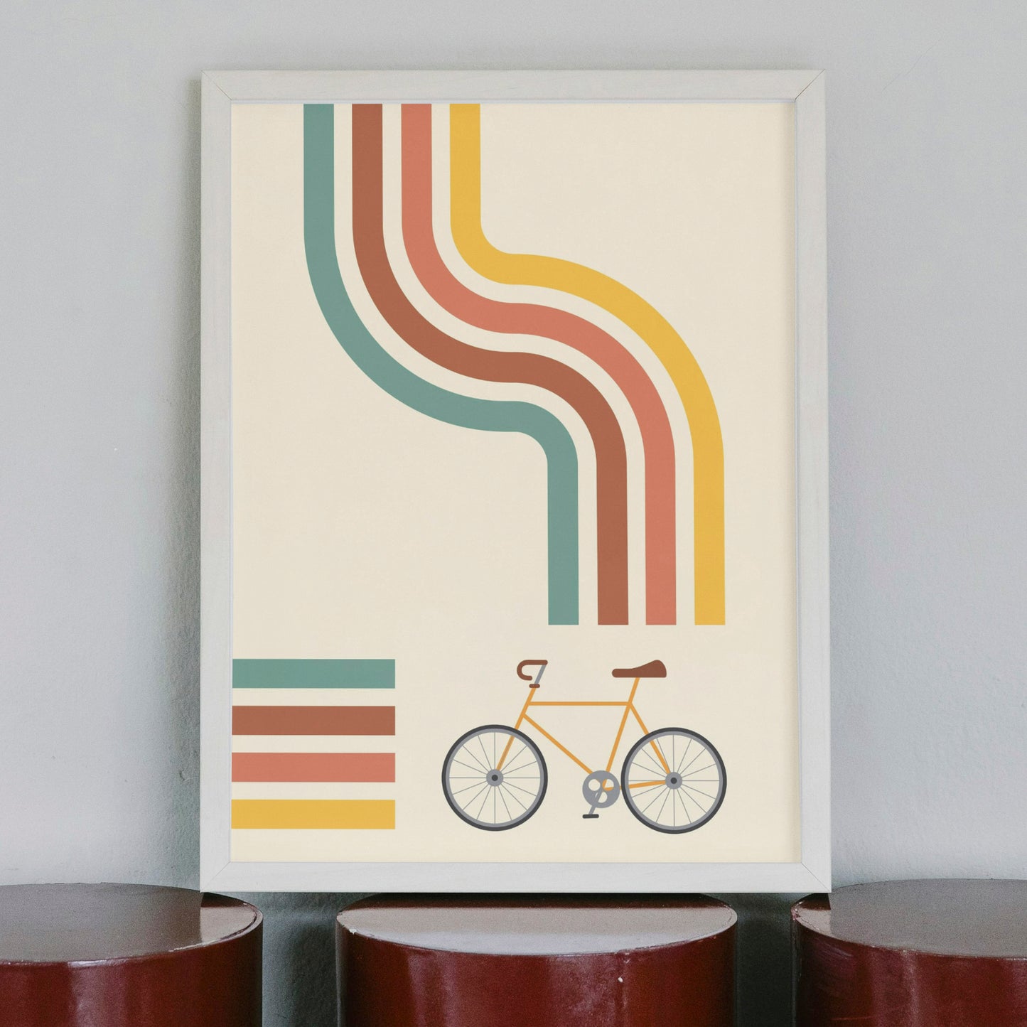 Poster: Retro Fahrrad