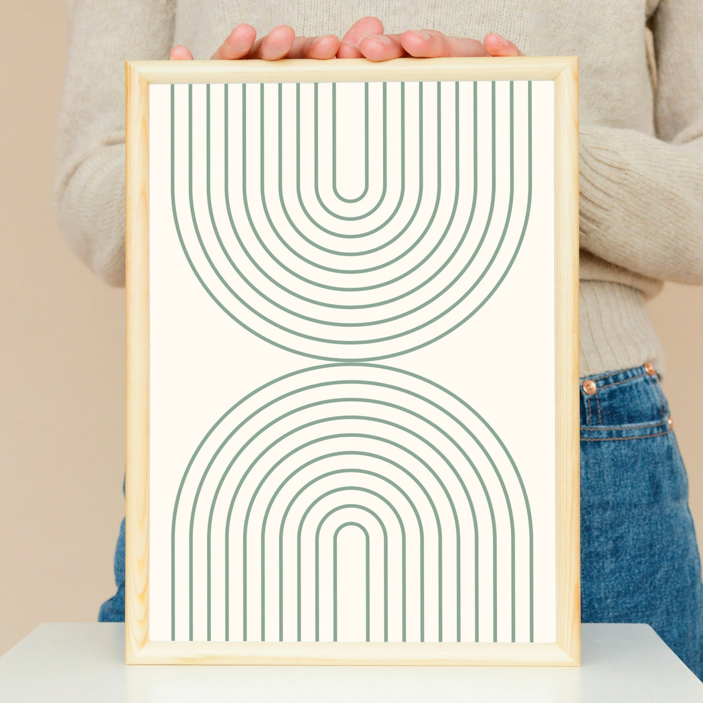 Poster: Bauhaus, runder Bogen