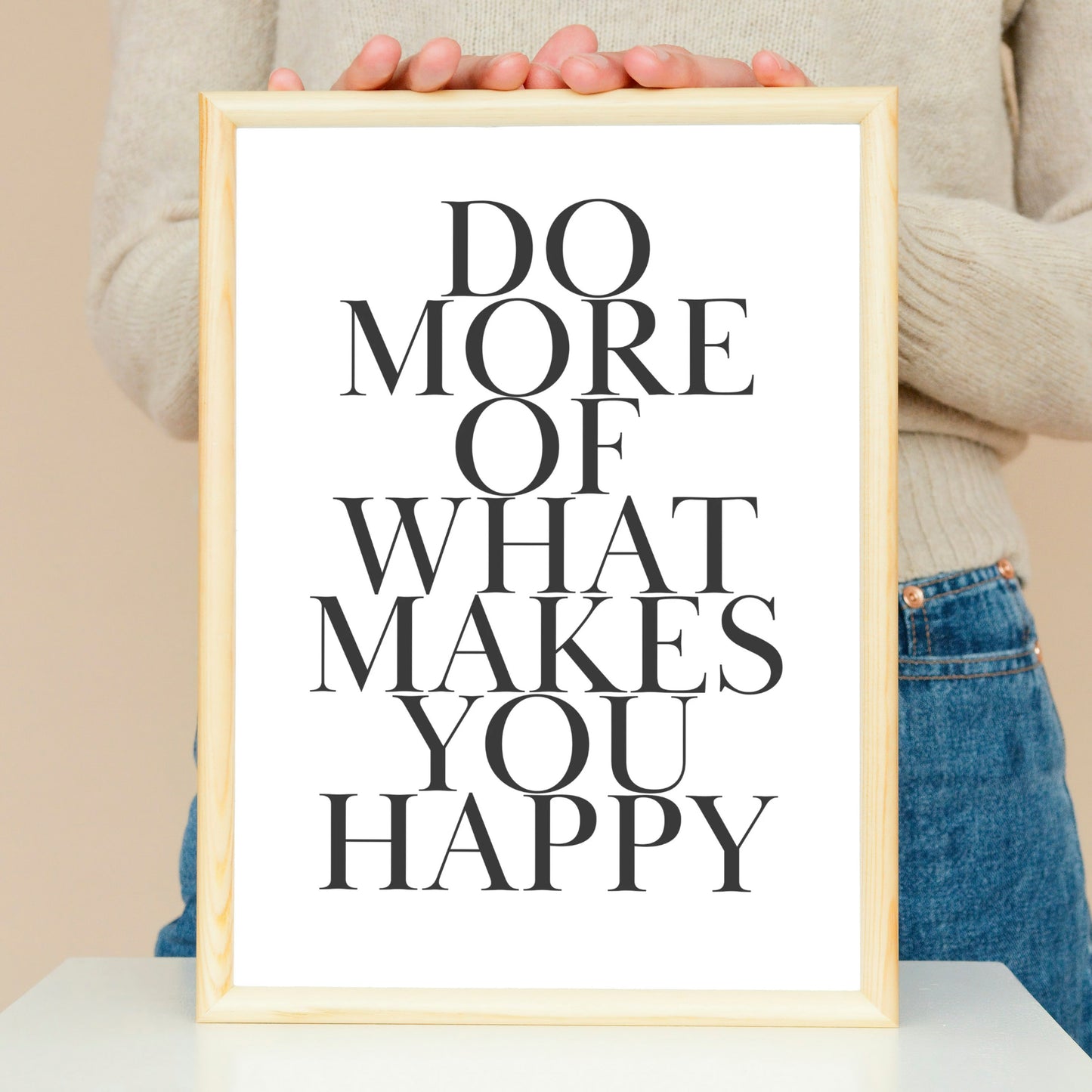 Poster: Do more of what makes you happy