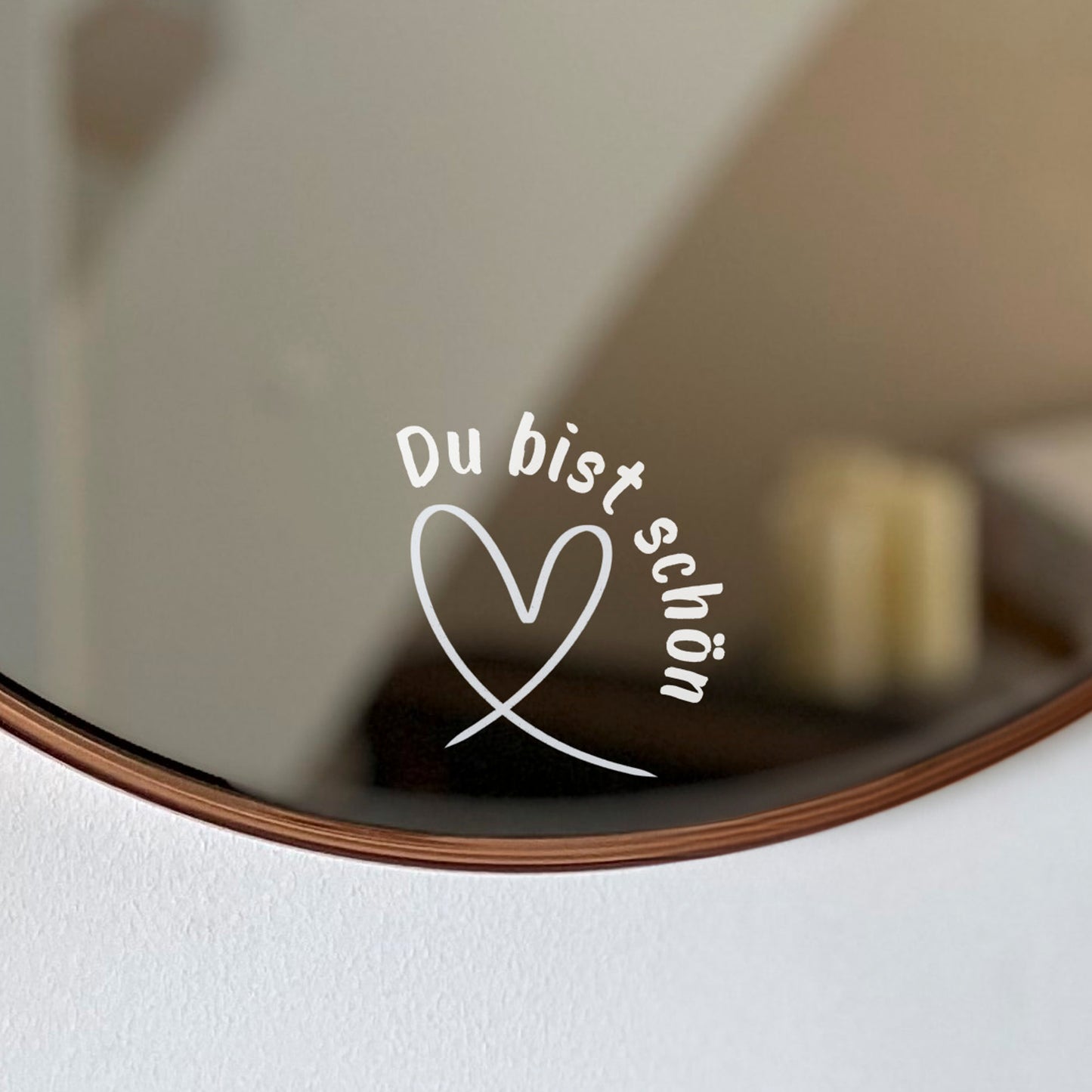 Aufkleber, Sticker "Du bist SCHÖN 🖤"