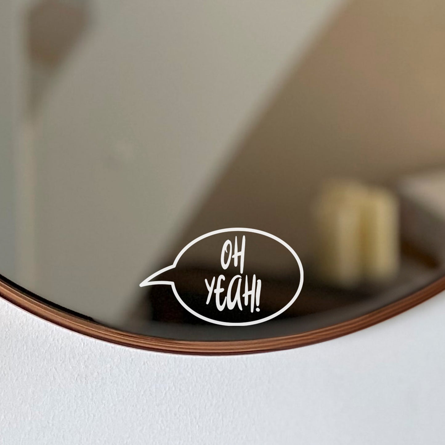 Aufkleber, Sticker "OH YEAH!"