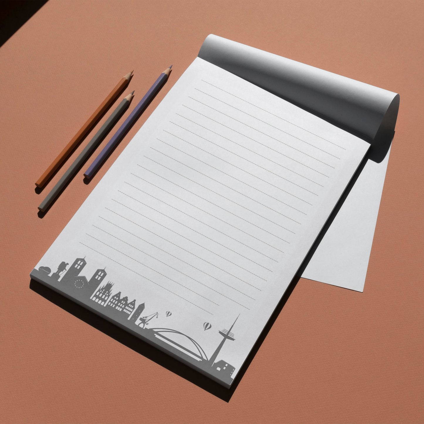 Notizblock Münster Skyline, DIN A5