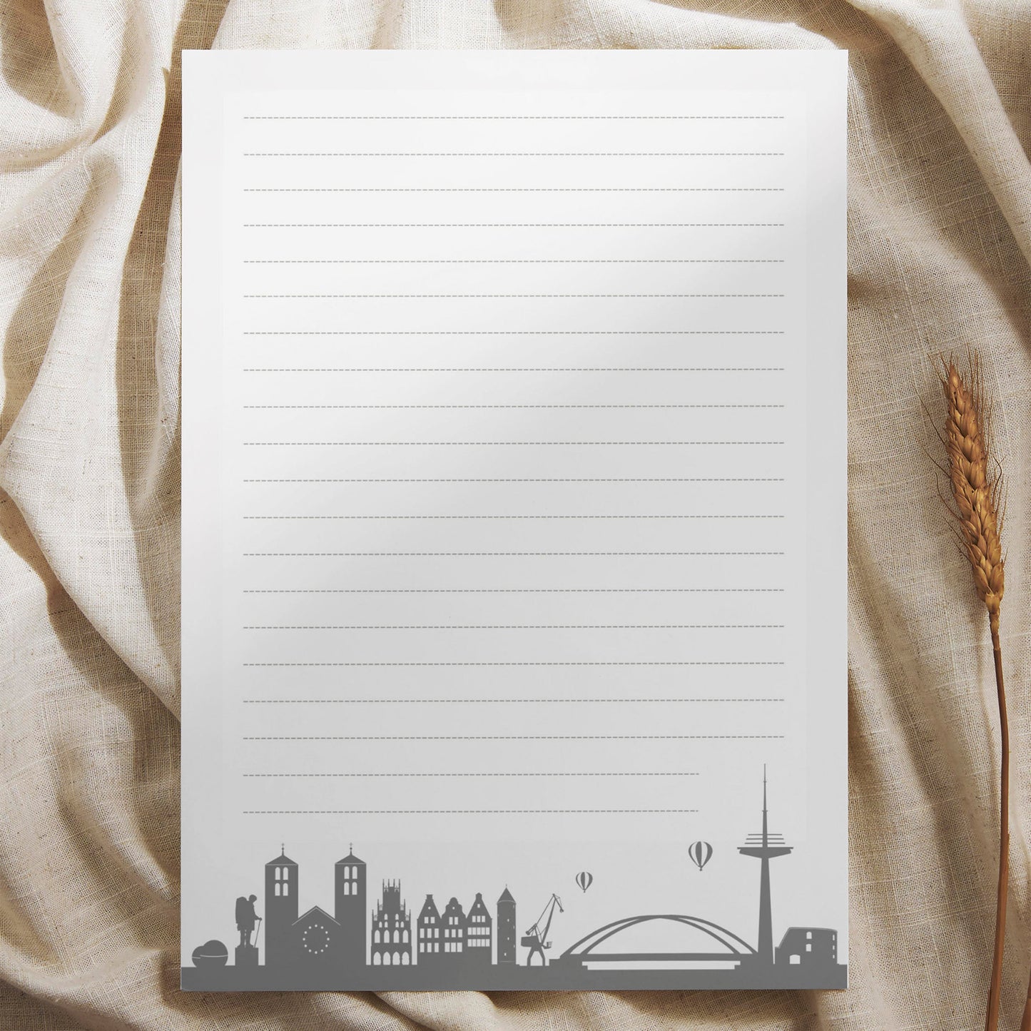 Notizblock Münster Skyline, DIN A5