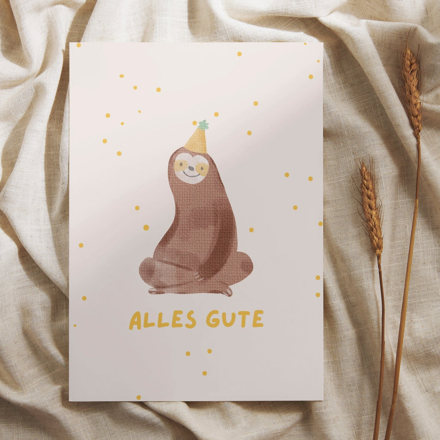 Postkarte "Alles Gute"