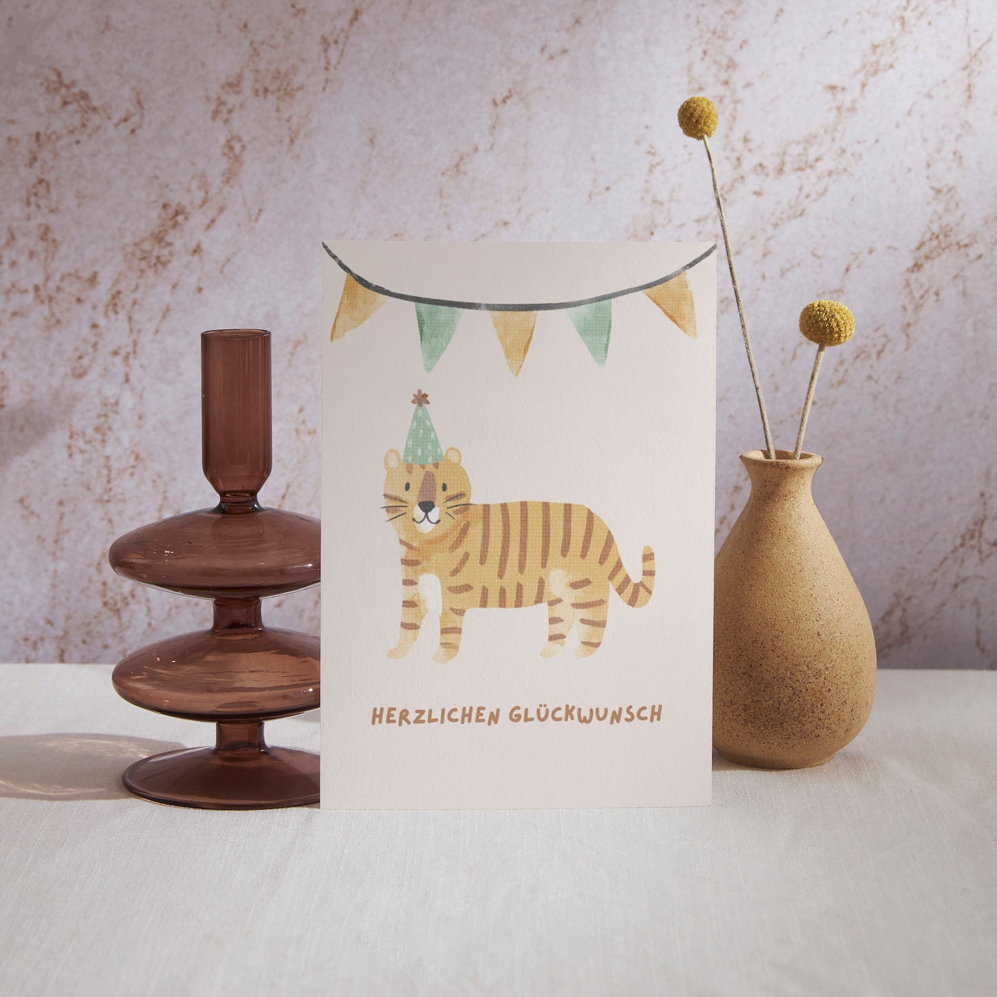 Postkarte "Herzlichen Glückwunsch"