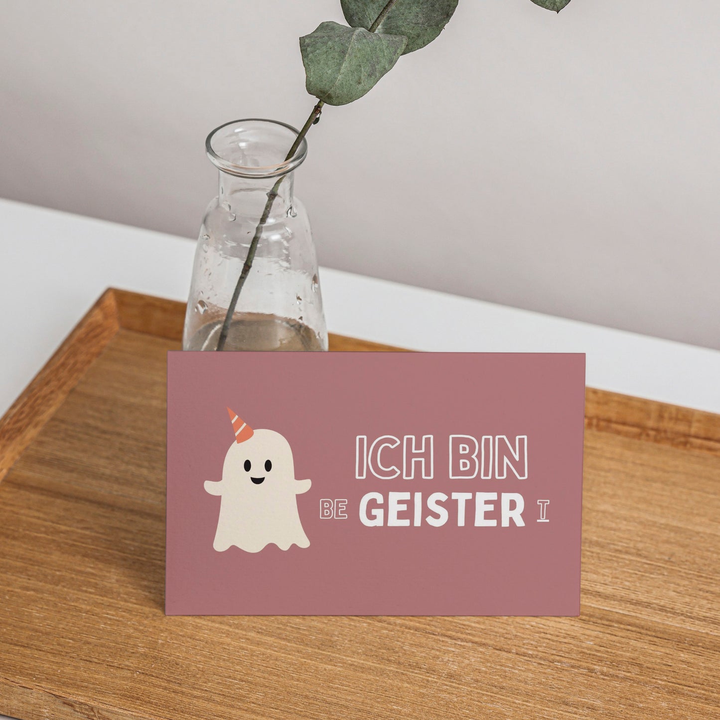 Postkarte "Ich bin begeistert"