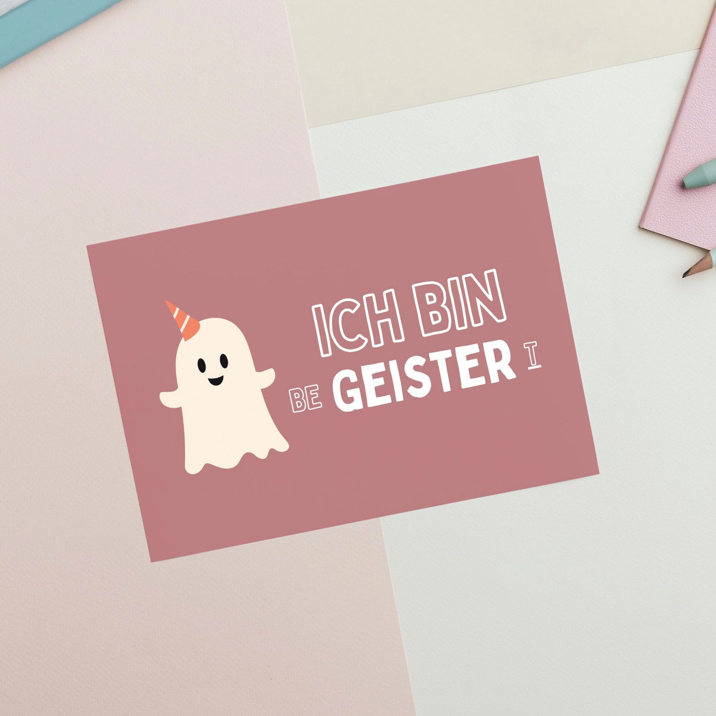 Postkarte "Ich bin begeistert"