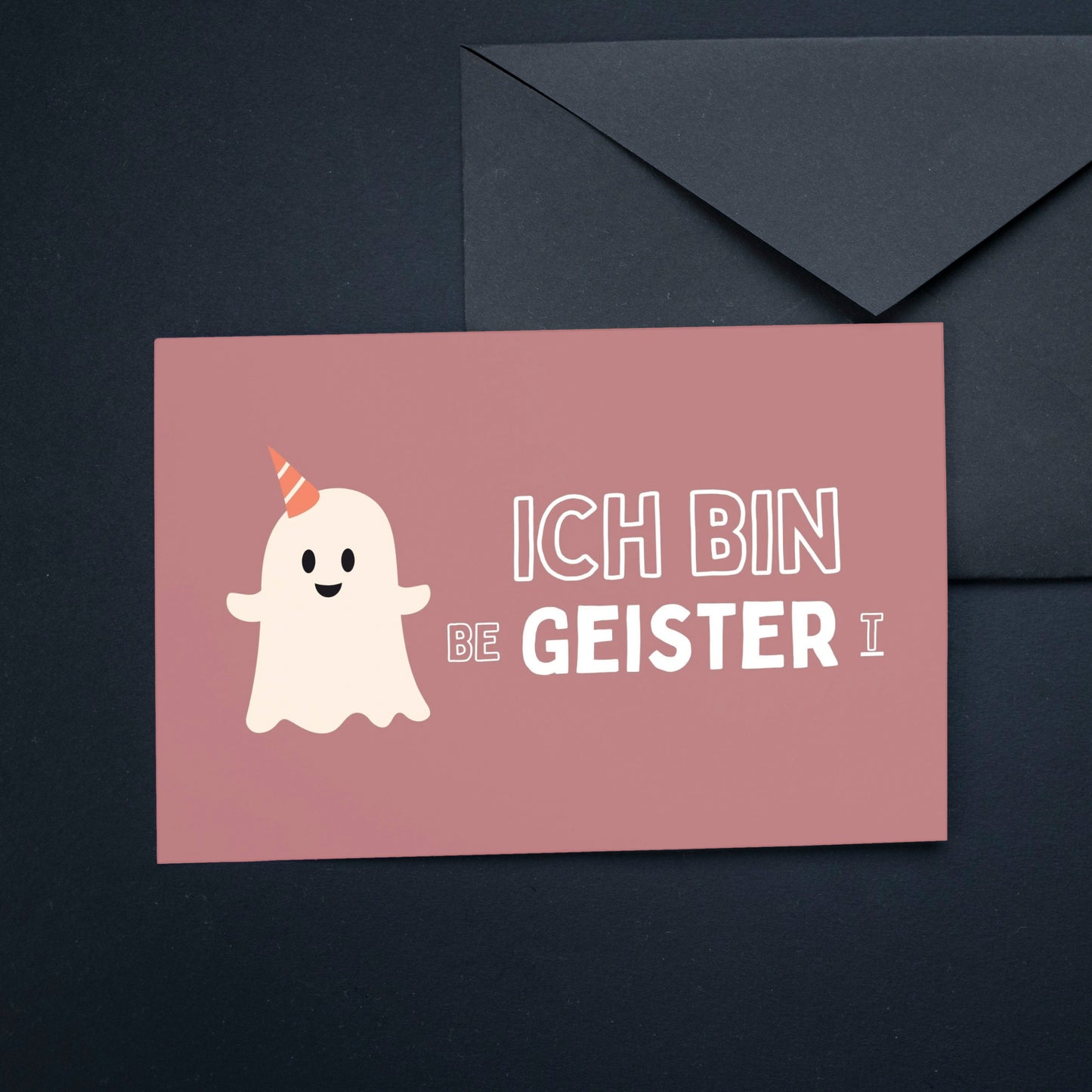 Postkarte "Ich bin begeistert"