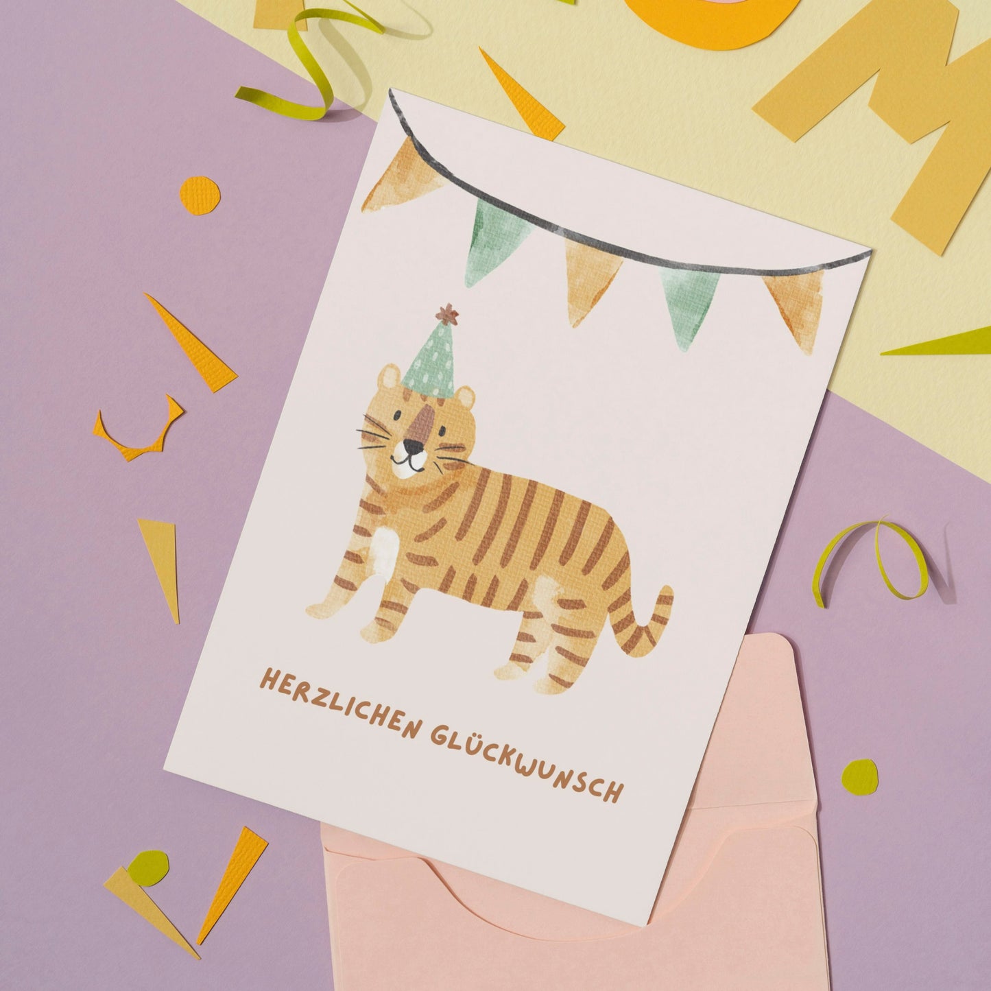Postkarte "Herzlichen Glückwunsch"