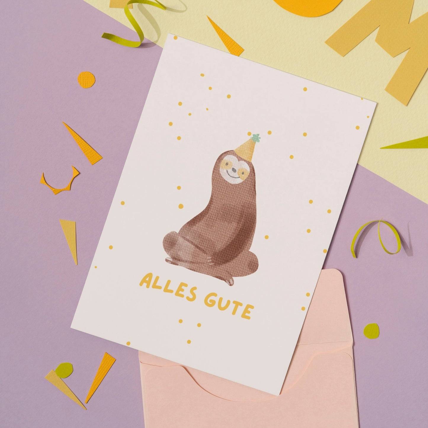 Postkarte "Alles Gute"
