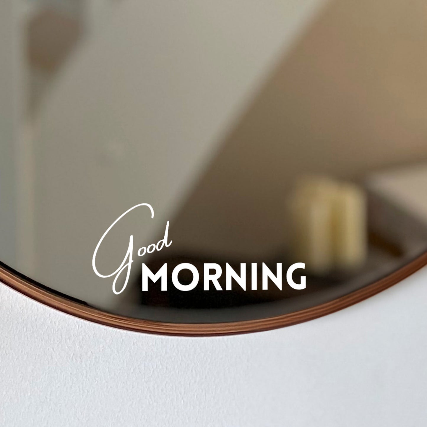 Aufkleber, Sticker "GOOD MORNING"