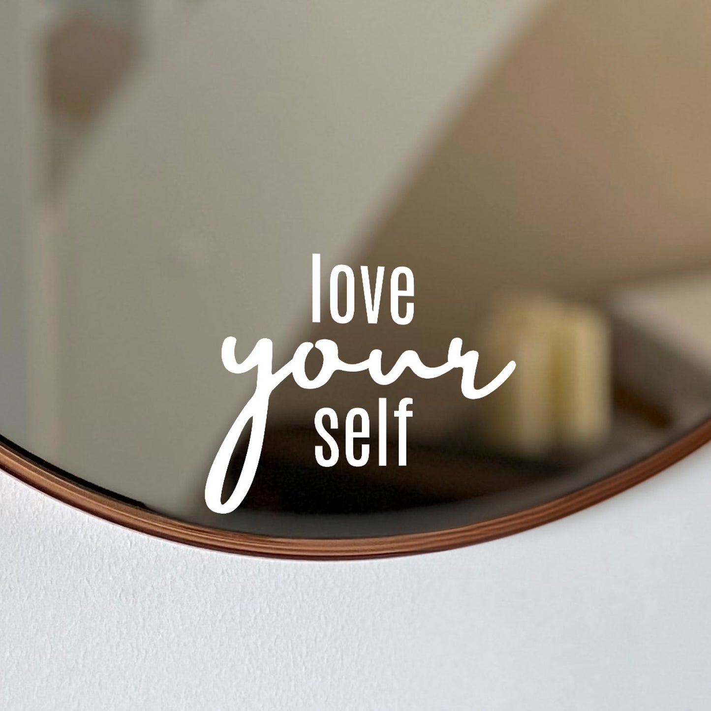Aufkleber, Sticker "LOVE YOURSELF"