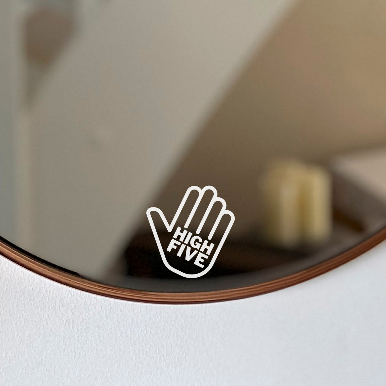 Aufkleber, Sticker "High Five"
