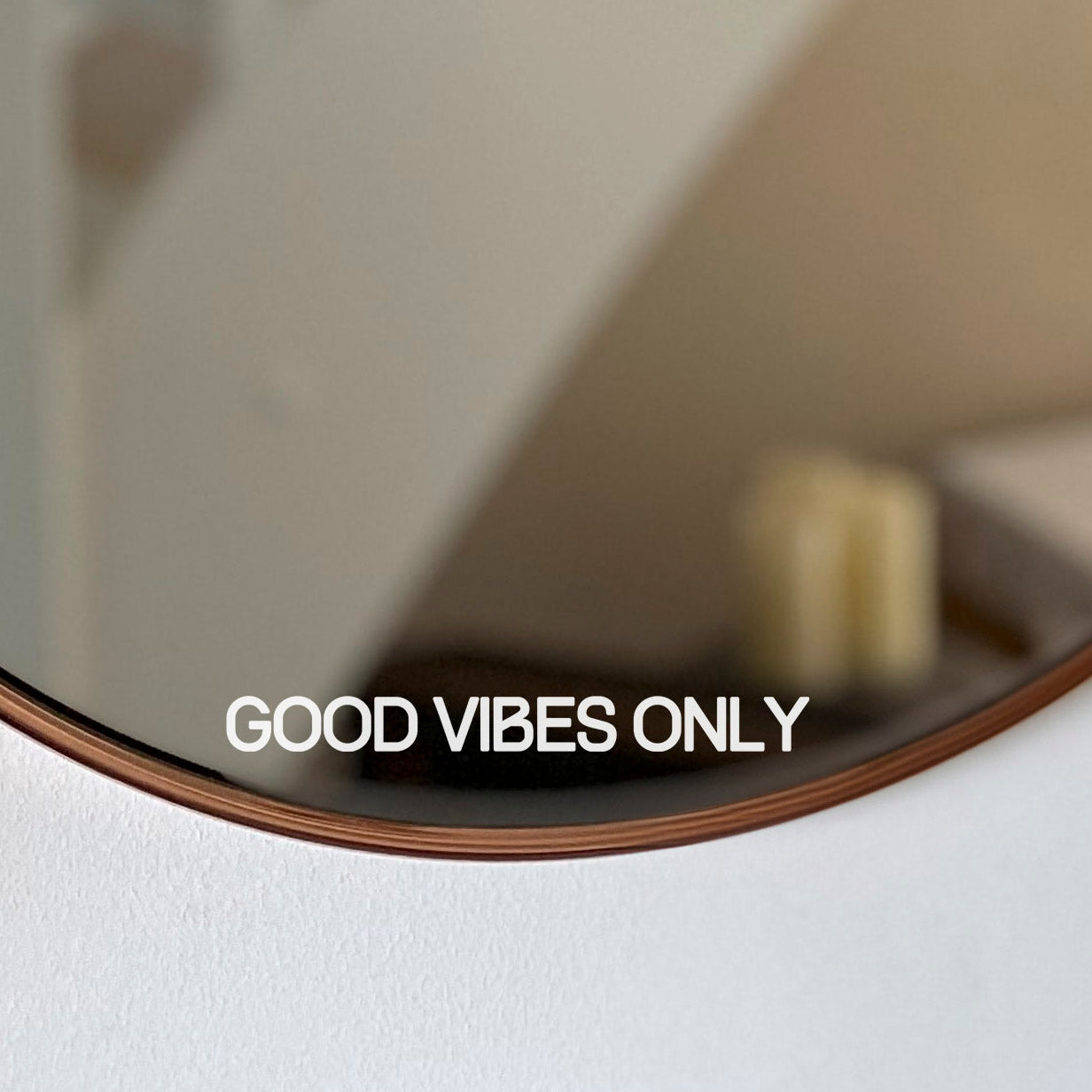 Aufkleber, Sticker "Good vibes only"
