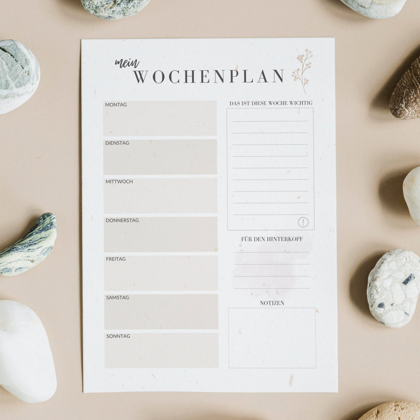 Wochenplaner Block, DIN A5