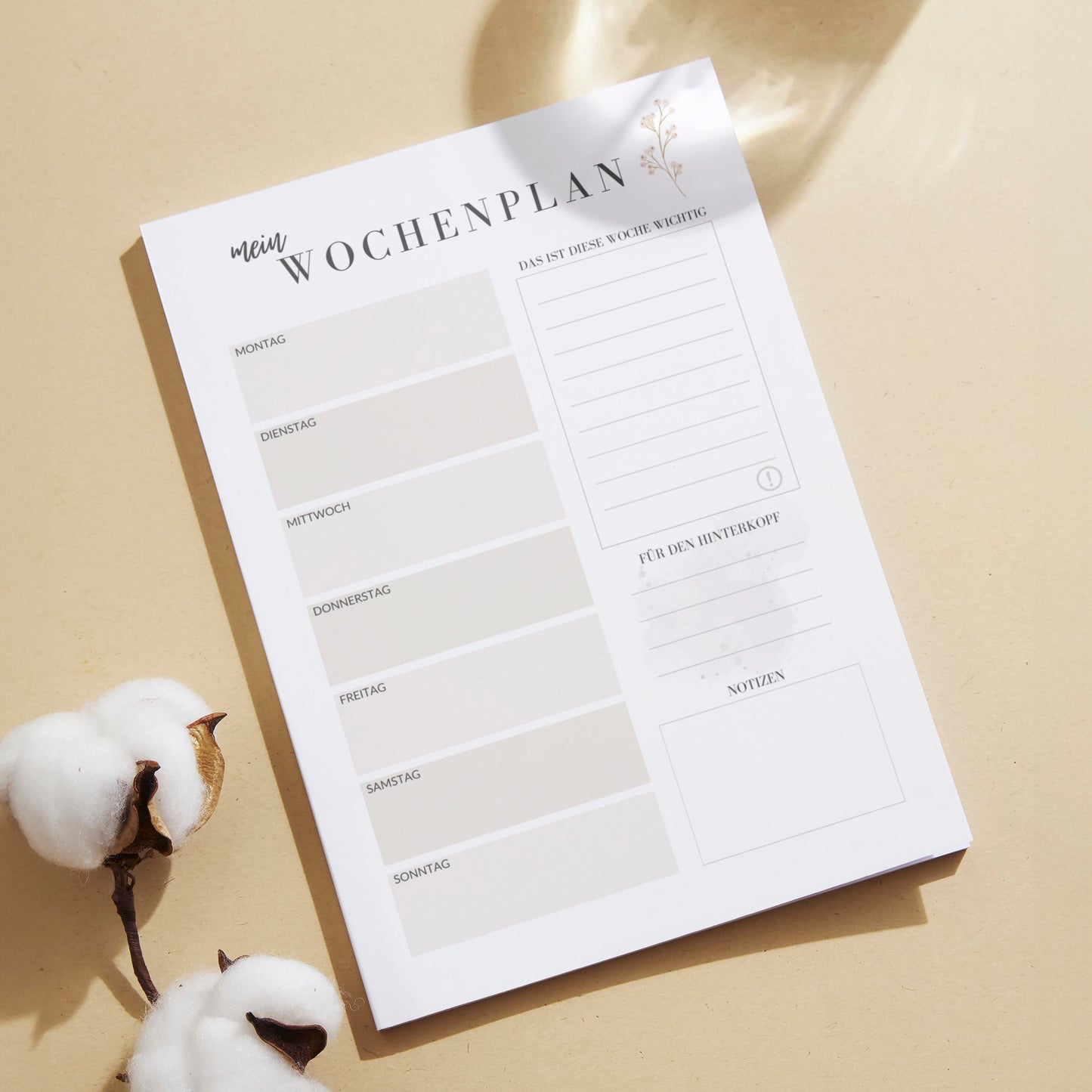 Wochenplaner Block, DIN A5