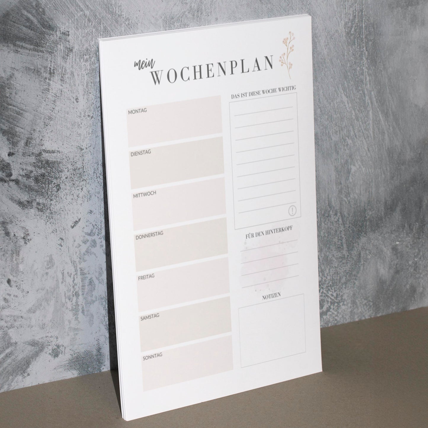 Wochenplaner Block, DIN A5