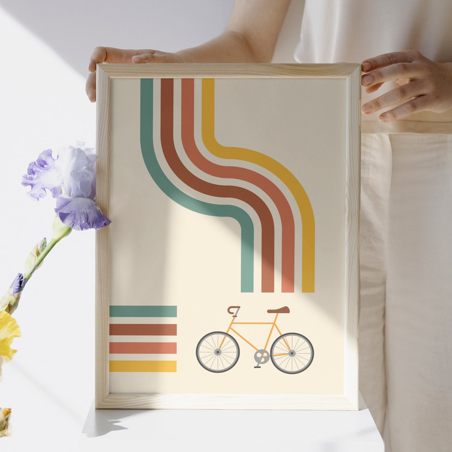 Poster: Retro Fahrrad