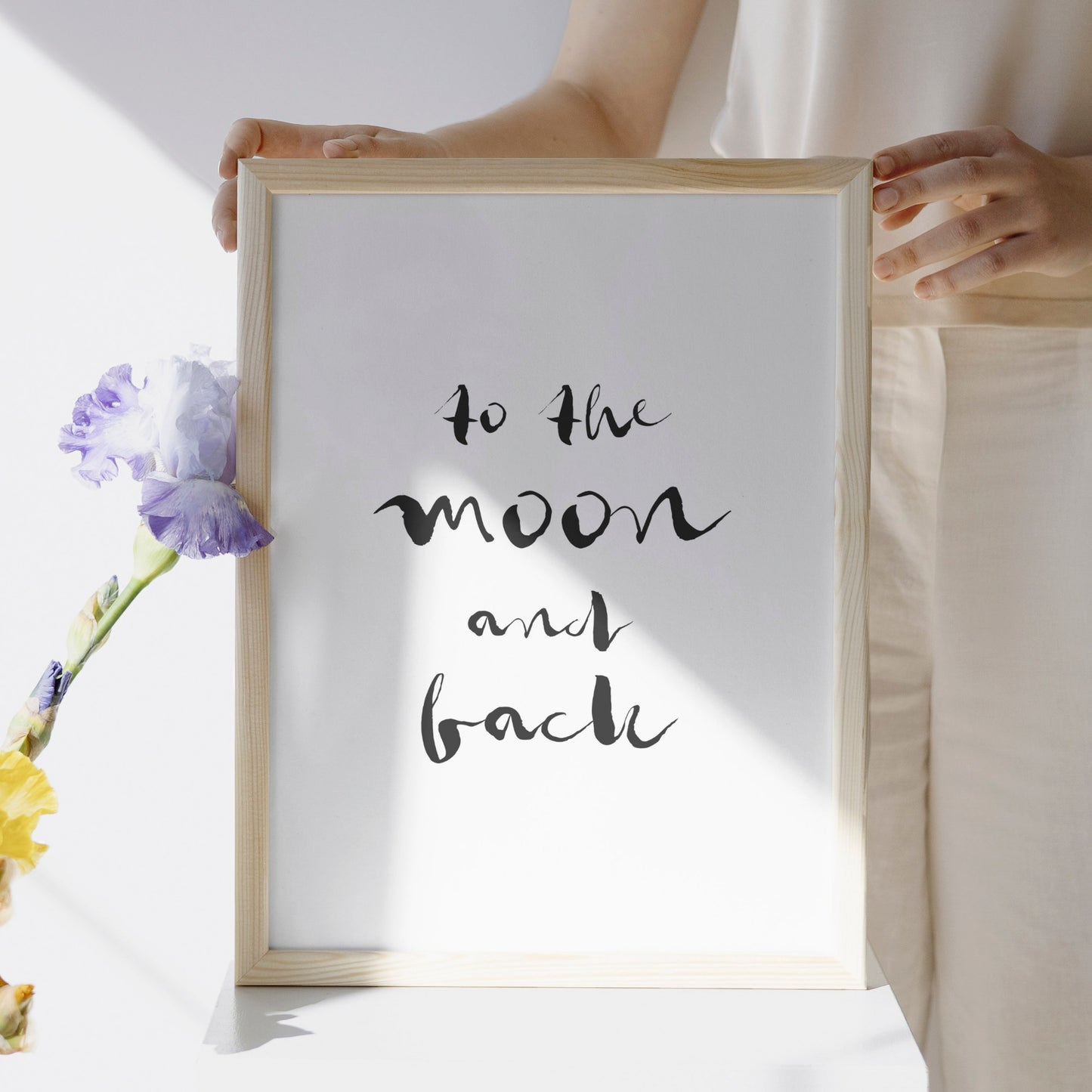Poster: To the moon and back