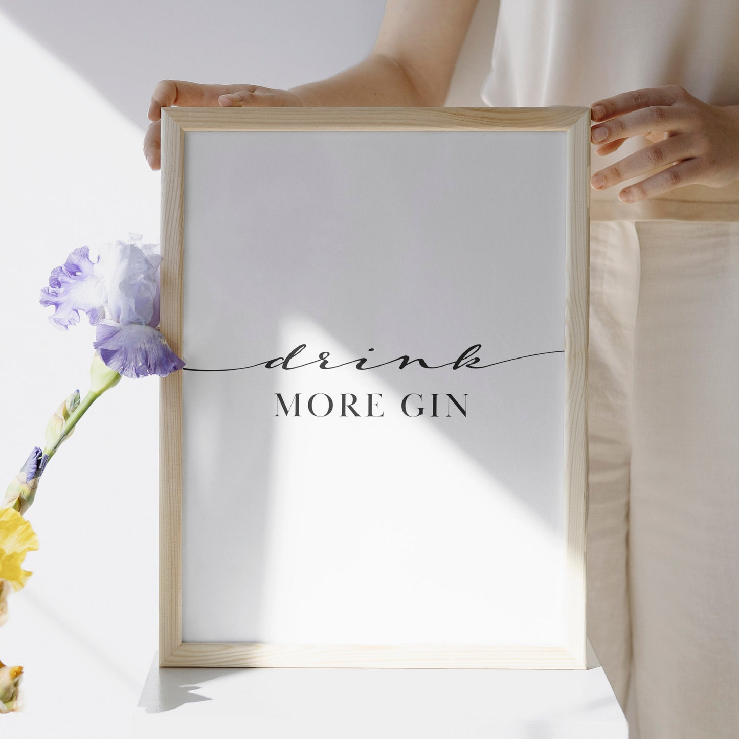 Poster: Drink more Gin