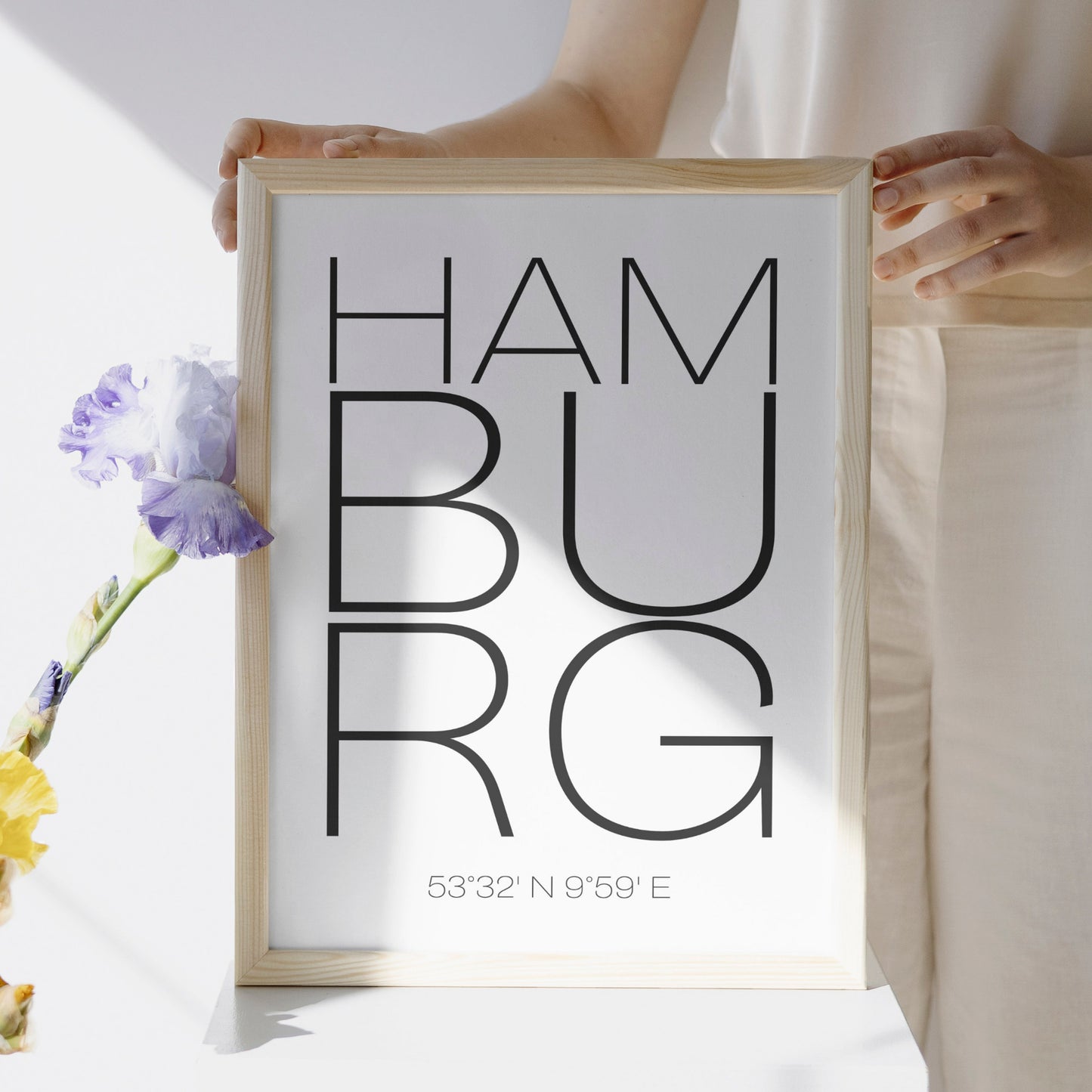 Poster Stadt Hamburg