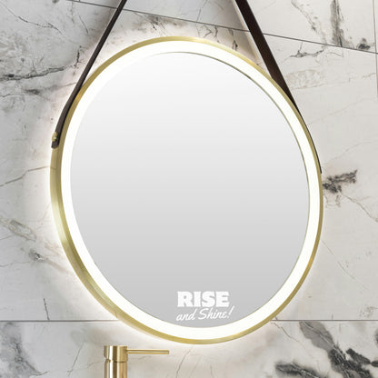 Aufkleber, Sticker "Rise and shine"