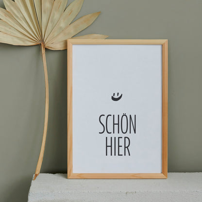 Poster: Schön hier