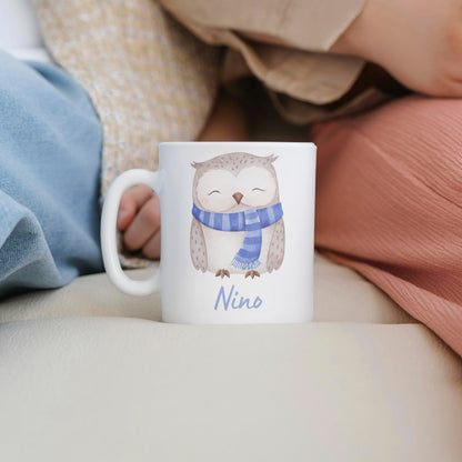 Personalisierbare Kindertasse: Tiermotiv + Kindername