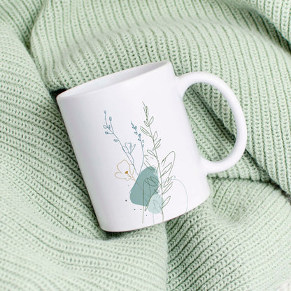 Tasse: Blumen